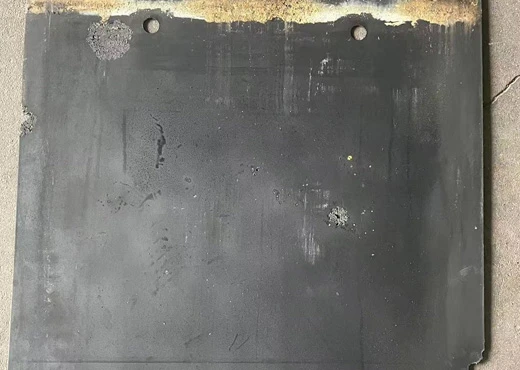 Placas de titânio para recuperação de cobre de soluções de corrosão