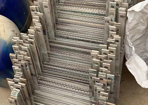 Reciclagem de malha de platina