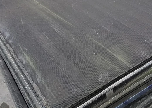 Malha de titânio para produção de cloro-álcali